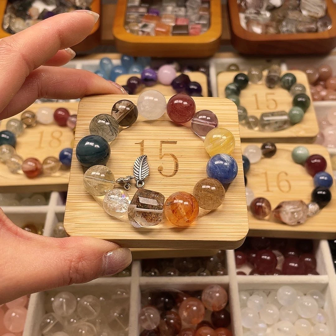 烟晶手链合金小*瑟