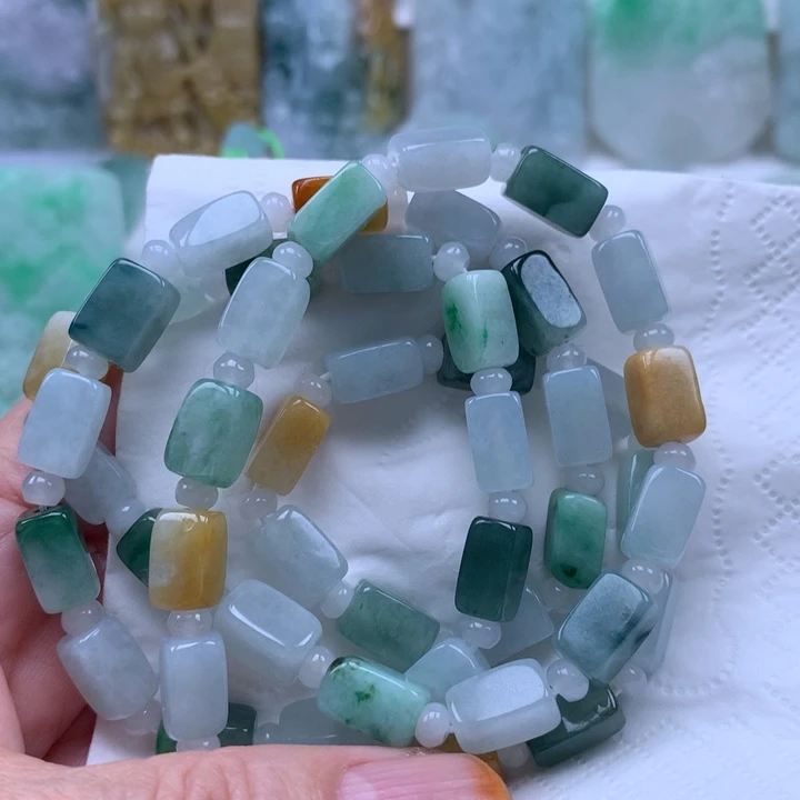 定制翡翠未镶嵌挂件挂链