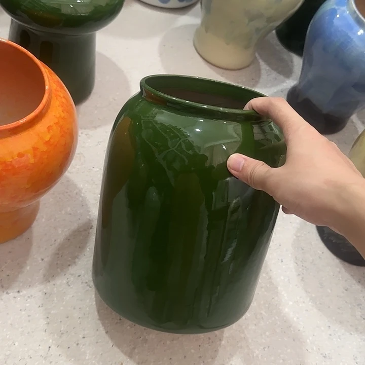 白泥花盆微瑕无孔