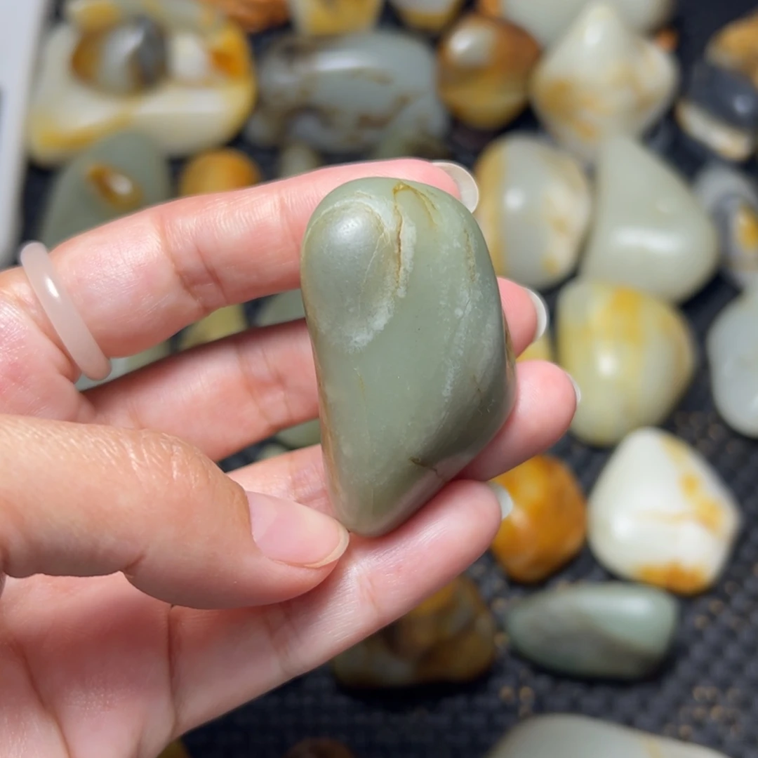 和田玉未镶嵌挂件6