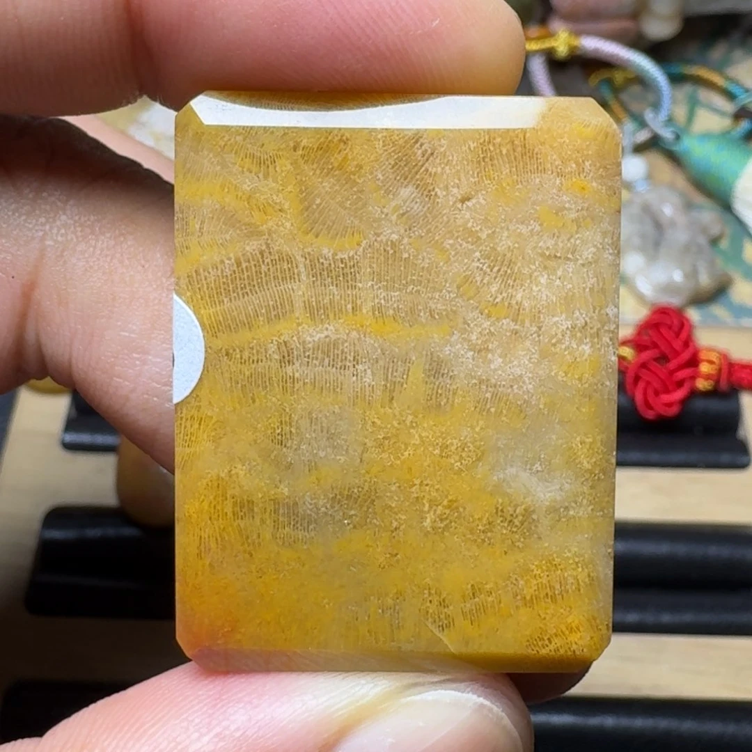 硅化玉保真色 有机玉石未镶嵌