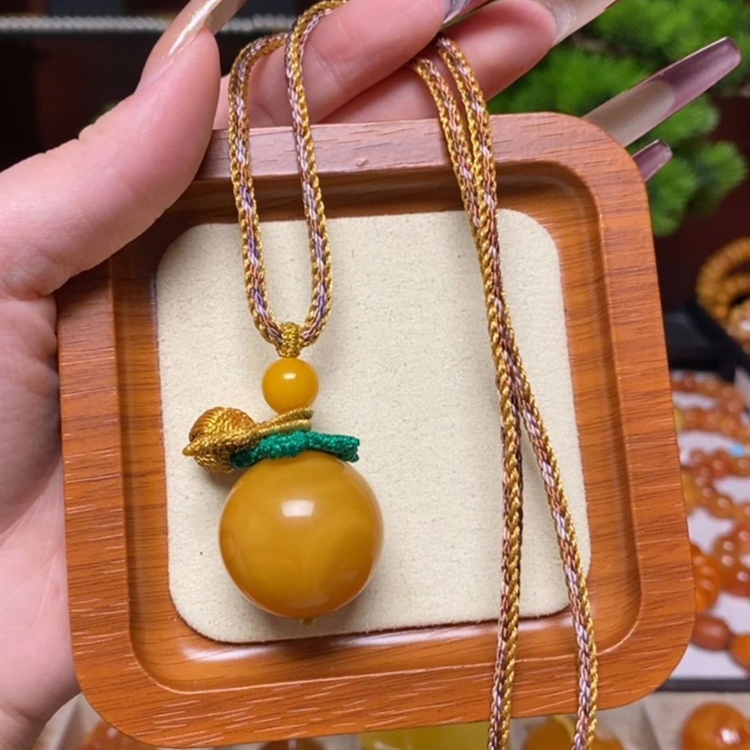【闪购商品】蜜蜡颈饰未镶嵌项链
