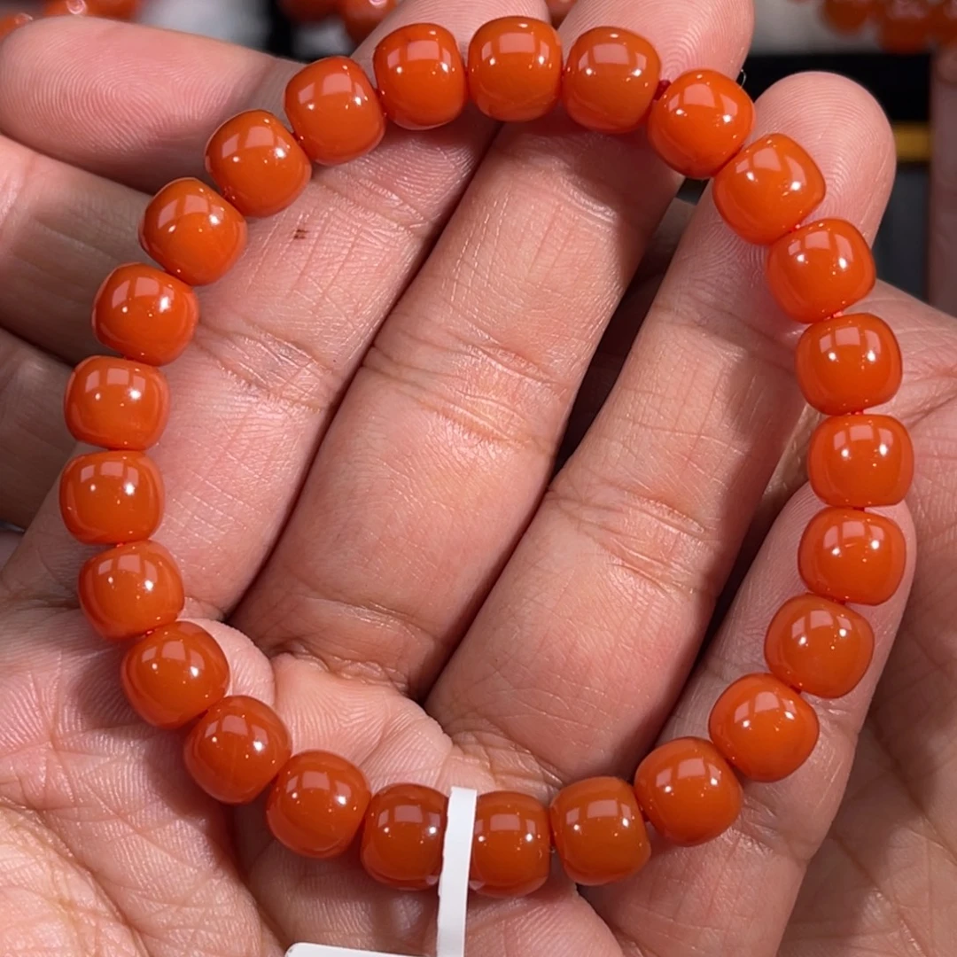 南红玛瑙未镶嵌老型单圈8mm