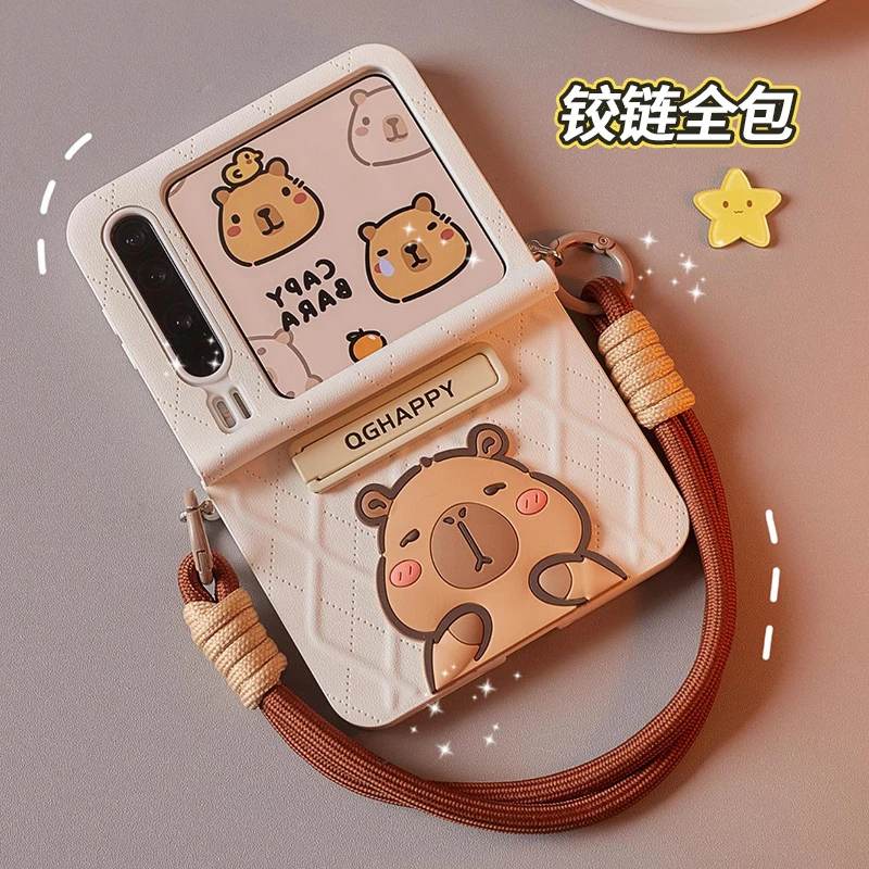 适用华为PuraX手机壳新款purax典藏版可爱阔折叠全包防摔保护壳女