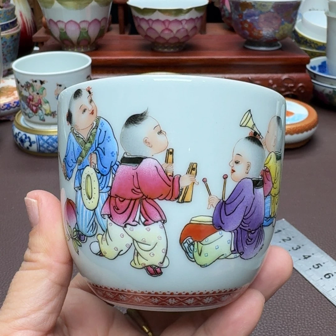 瓷片景德镇仿古手工制作精品展示