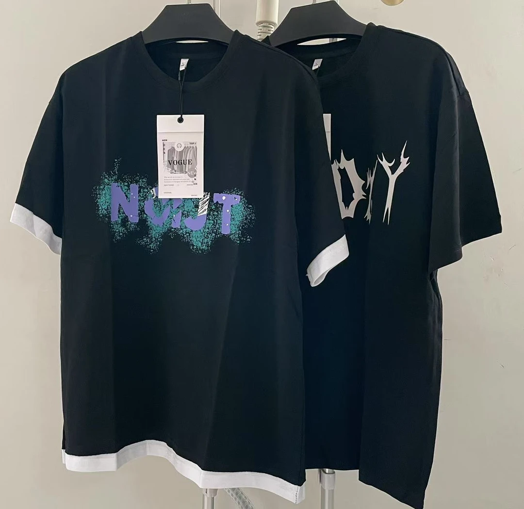 新款夏季潮男靓女休闲时尚潮流纯棉短袖T恤