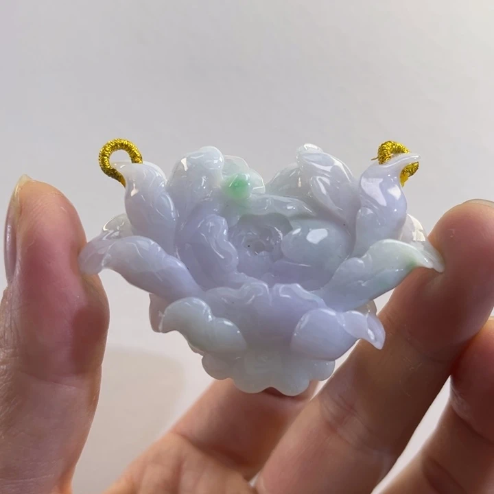 翡翠吊坠(赠链)未镶嵌代编织