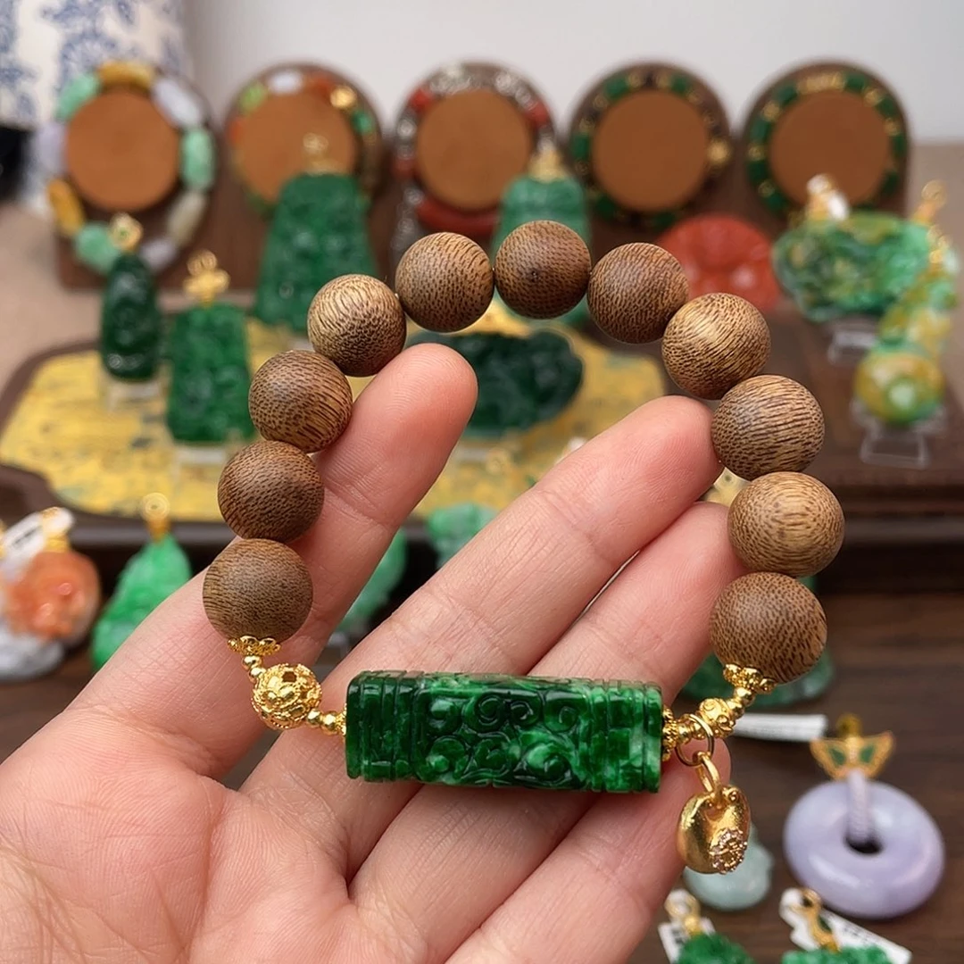 翡翠未镶嵌手链福利