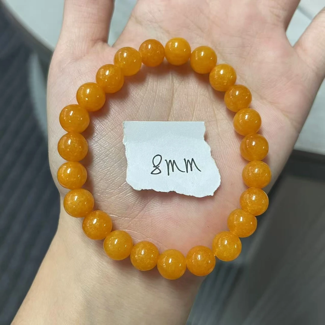 0064时尚豆黄色手串卡8