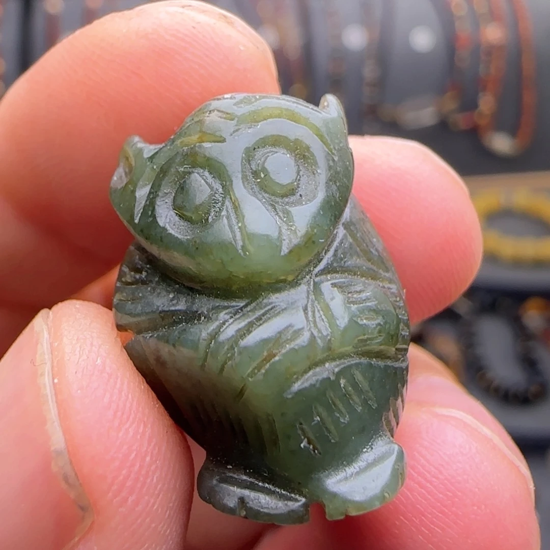 颈饰未镶嵌和田玉（糖玉）