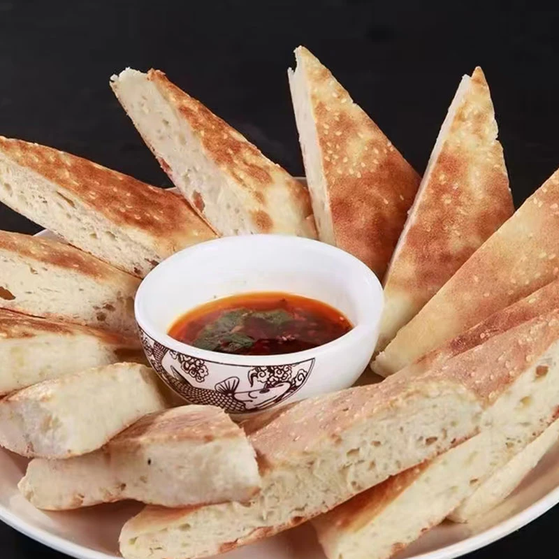 湖北纯手工特产火烧馍农家老面饼土灶大饼半成品馍饼胚速食早餐