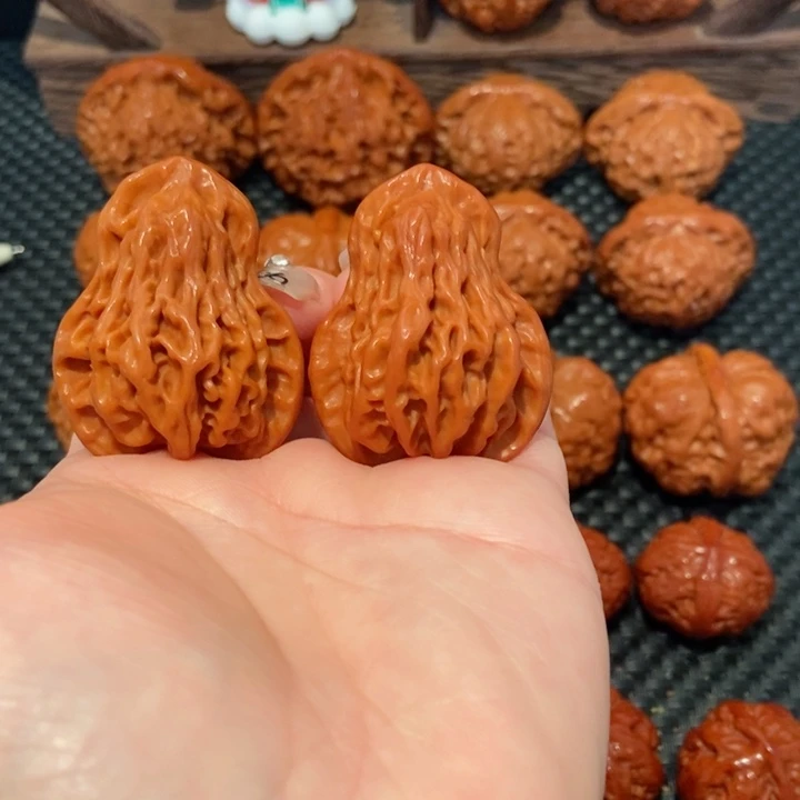 文玩核桃把件对****.34尺寸葫芦736