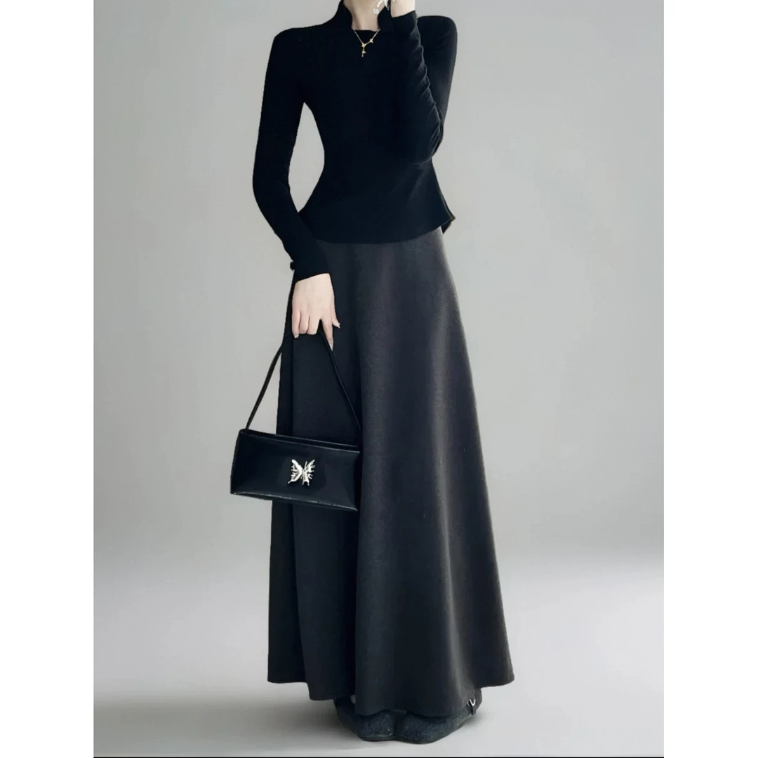 【101-200编码点这里】加绒厚款长裙半身裙