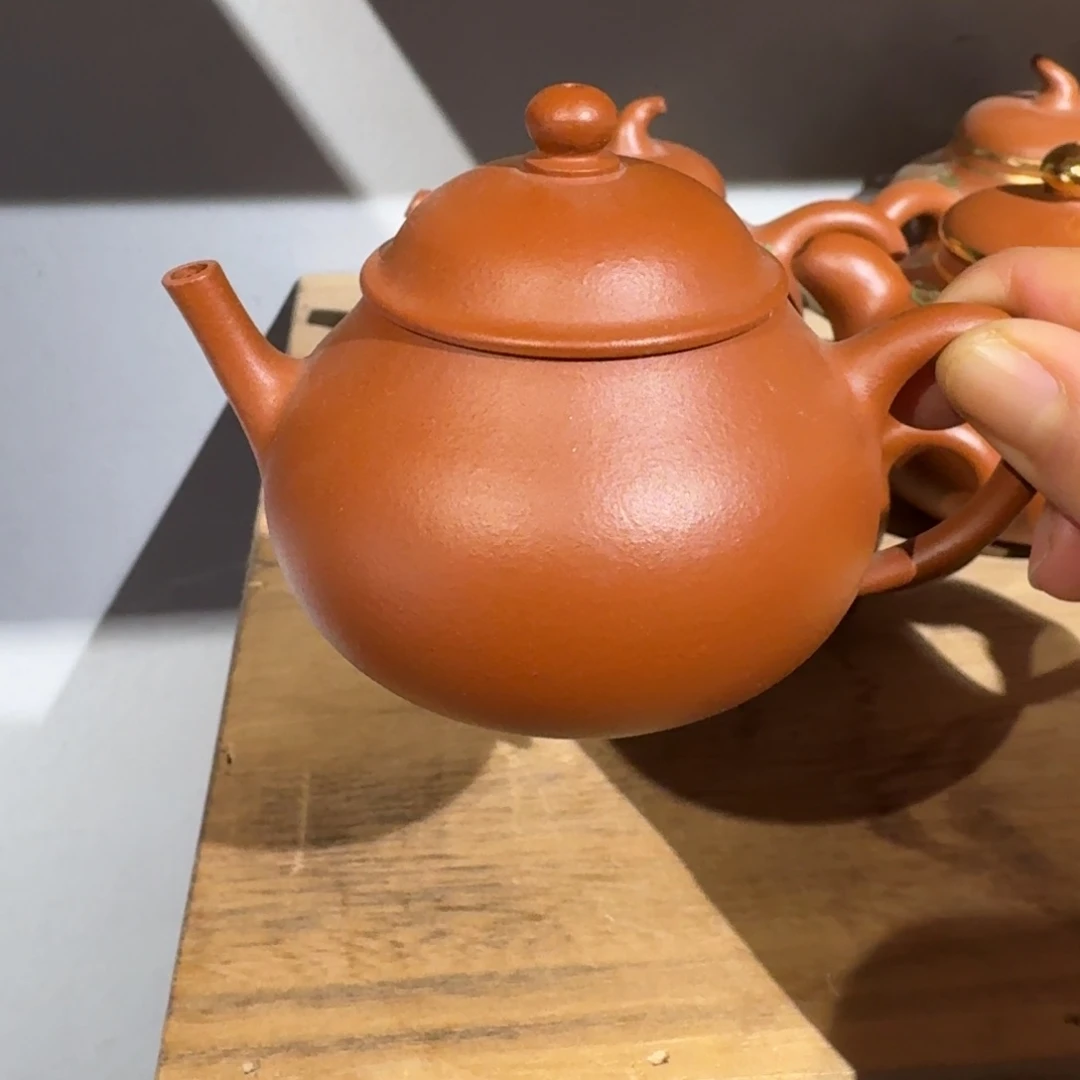 朱泥茶壶微瑕100毫升