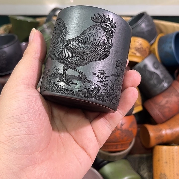 茶杯紫砂全手工紫砂主人杯
