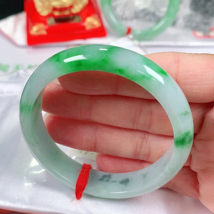 未镶嵌手镯翡翠   编号DH1121 正圈52-53