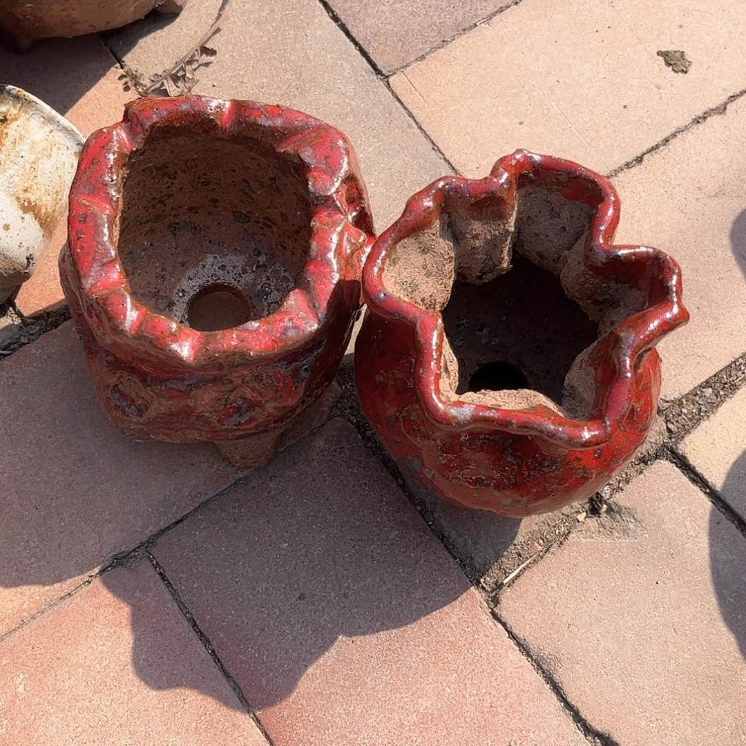 泥塑淡**香古镇炻陶花盆