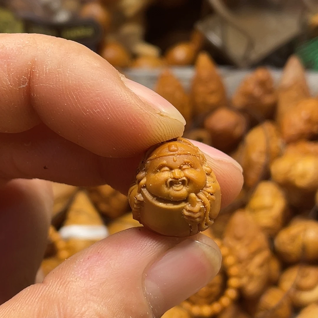 丫***丫橄榄核手串/手链财神爷685