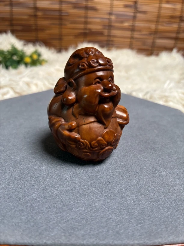 库克菩提手把件财爷5.4