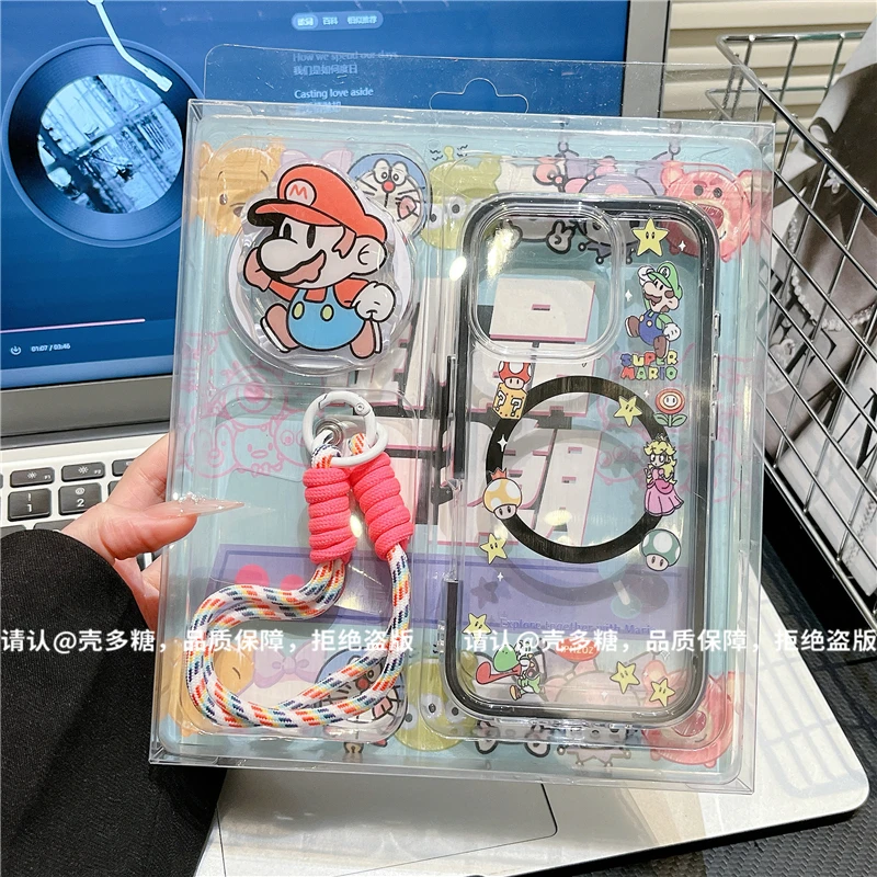 炫彩磁吸适用苹果16/iPhone/华为手机壳防摔15promax爆款pura70潮