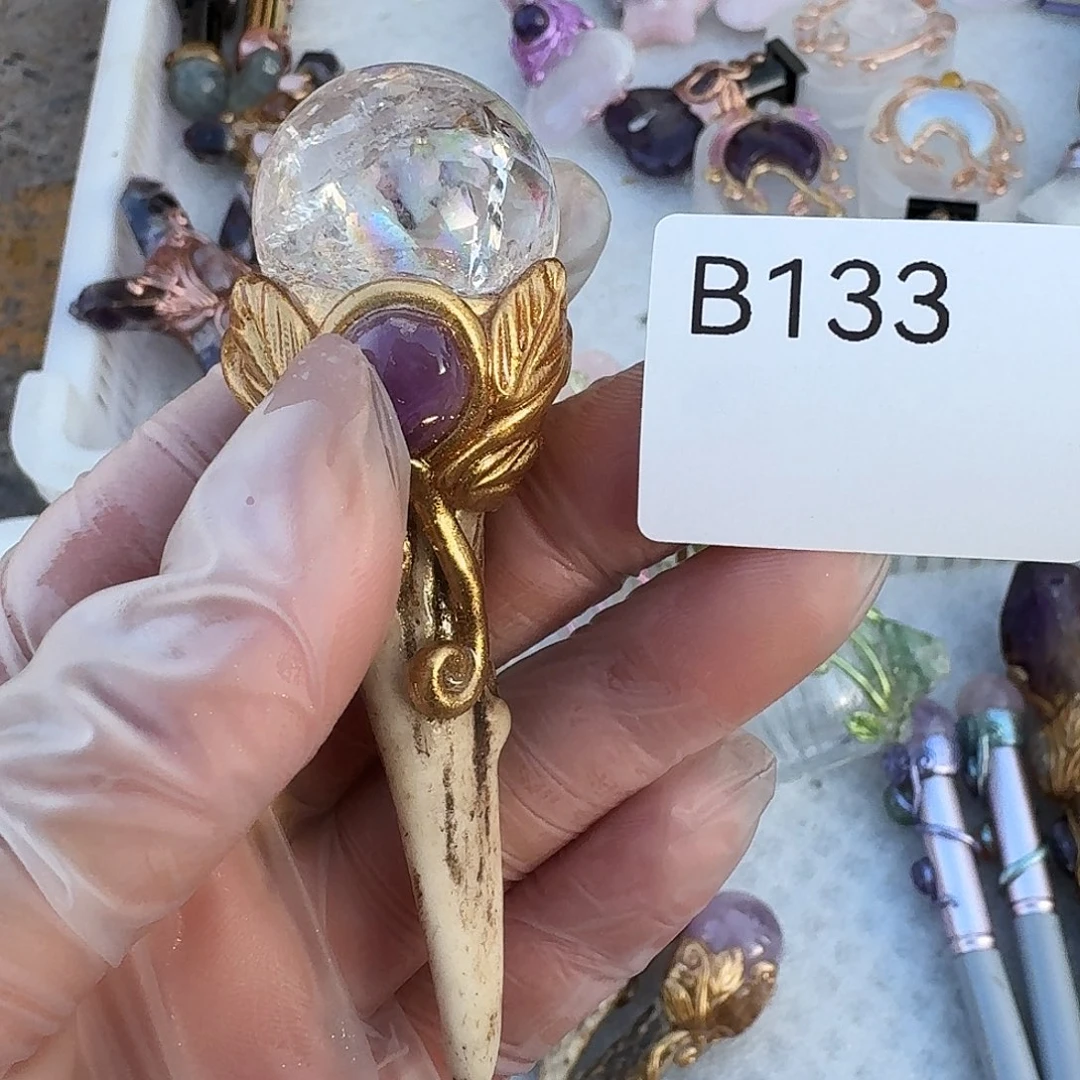 N***g未镶嵌紫晶颈饰133