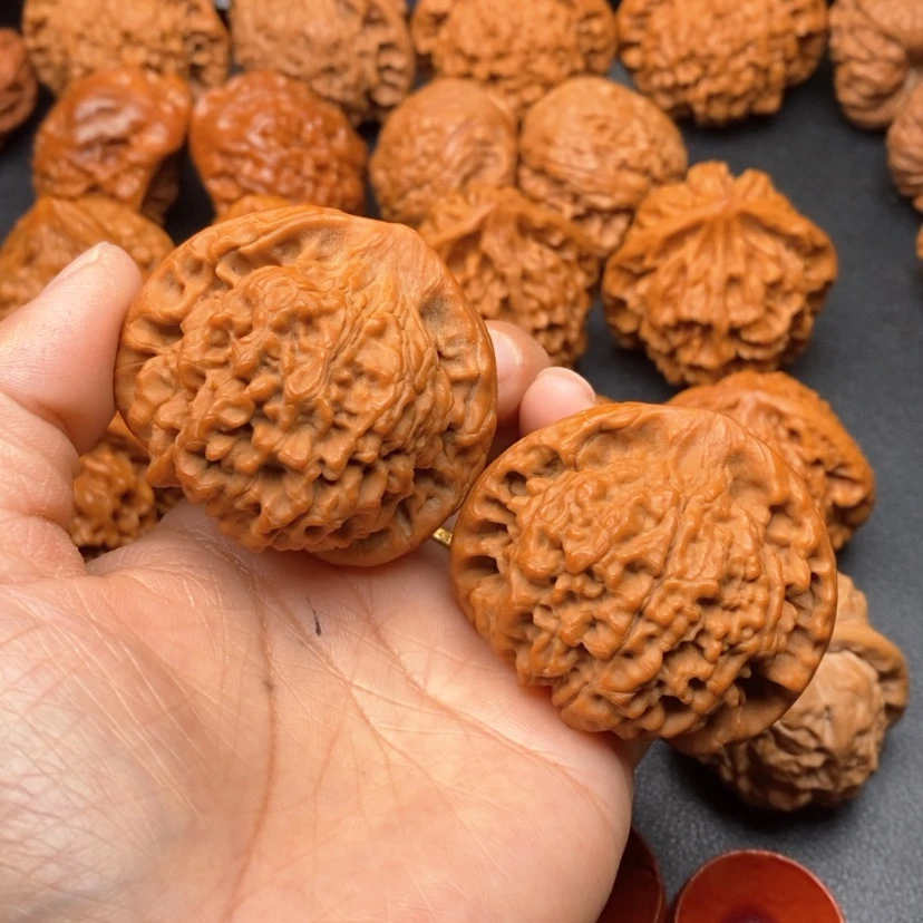 【闪购商品】文玩核桃把件48官帽