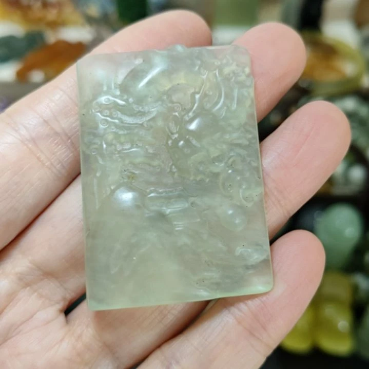 岫玉未镶嵌挂坠款式