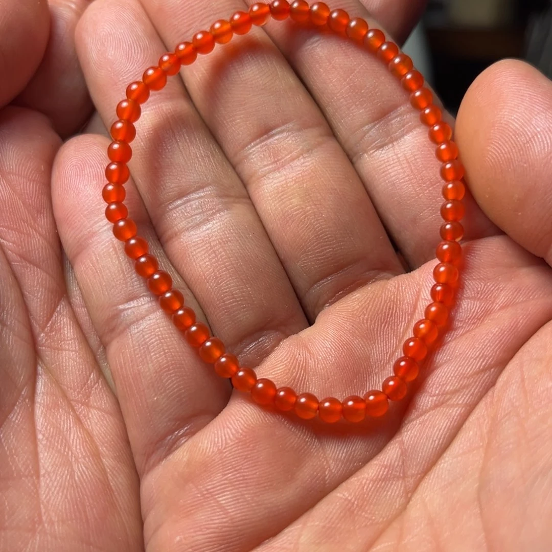 南红玛瑙手串未镶嵌张*卯