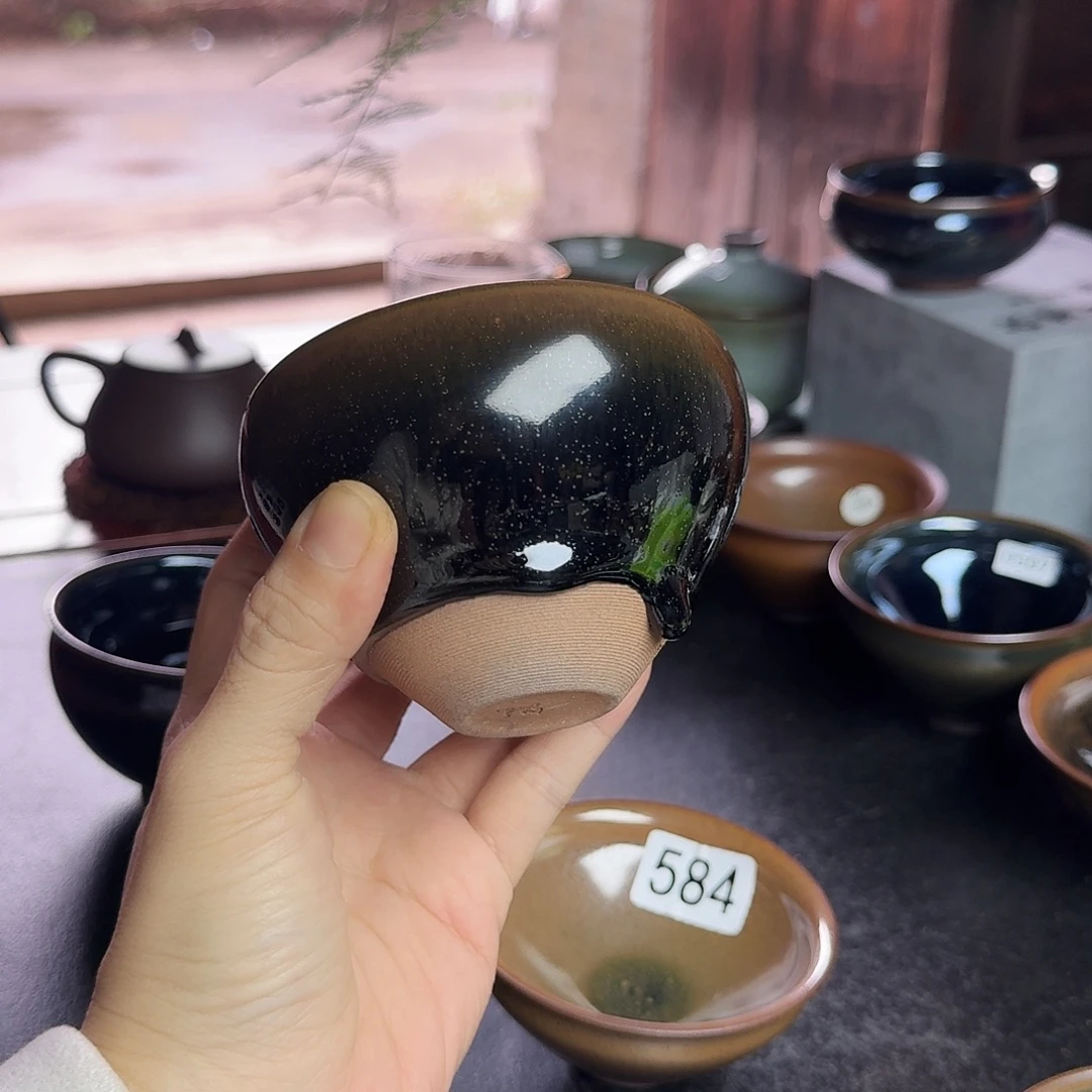 茶盏1566 柴烧手工主人杯