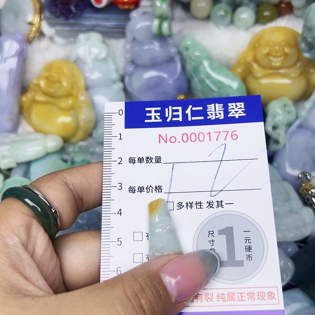 翡翠未镶嵌颈饰111