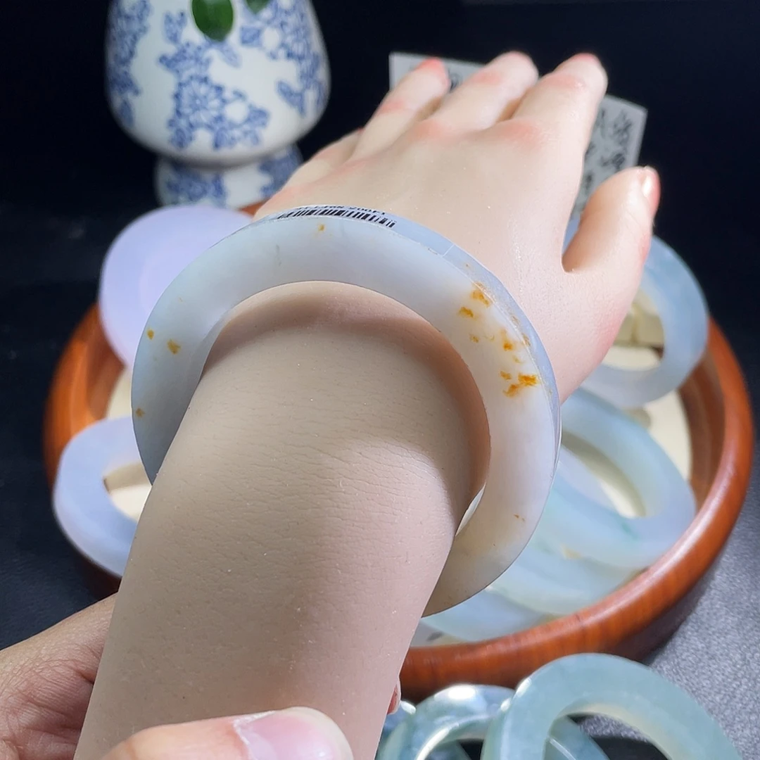 定制翡翠未镶嵌缅甸天然翡翠A货54-56