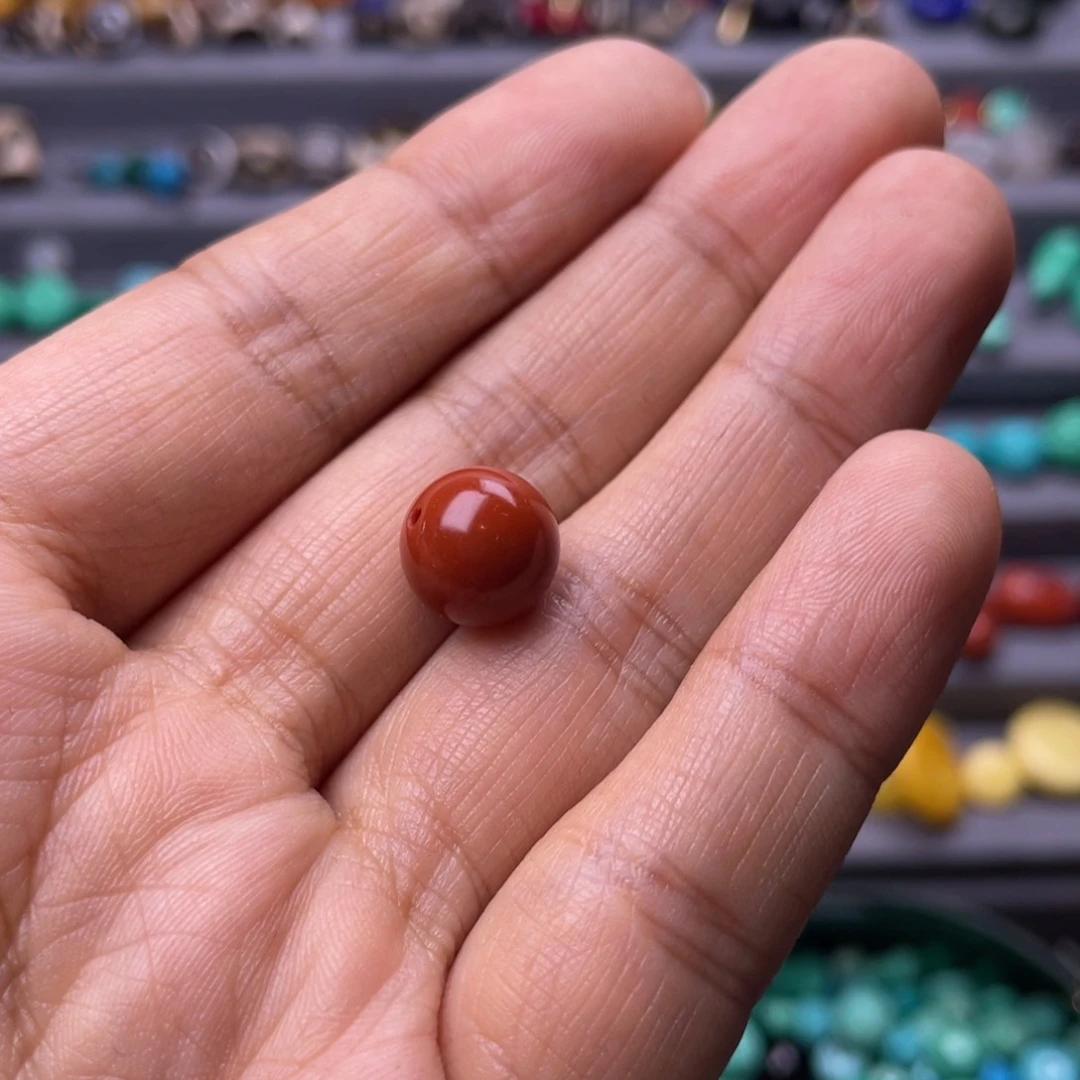 南红玛瑙戒指合金墏