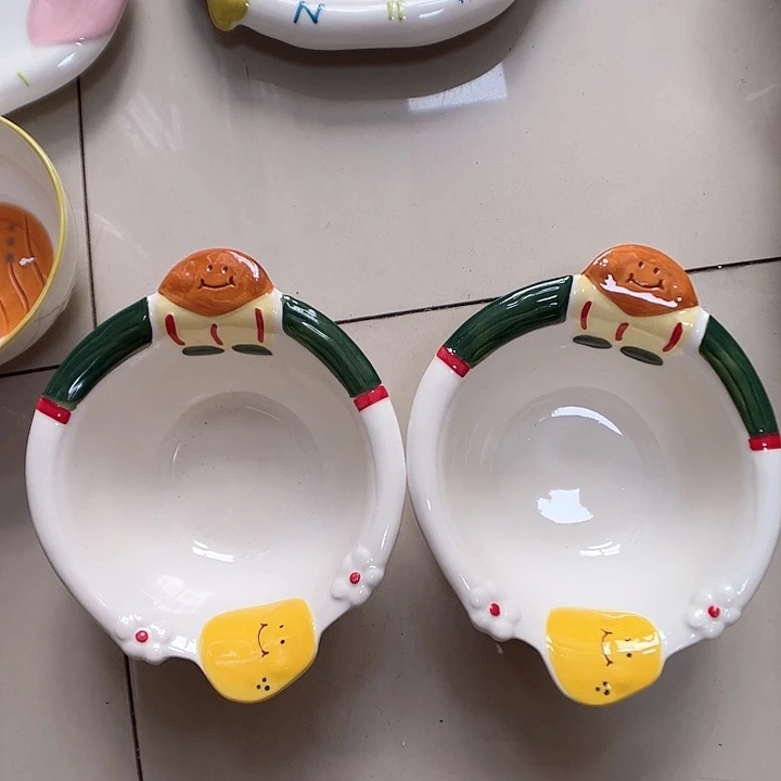 瓷片瑕疵特价陶瓷碗