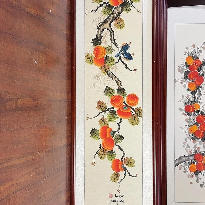 国画带框尺寸48*163厘米