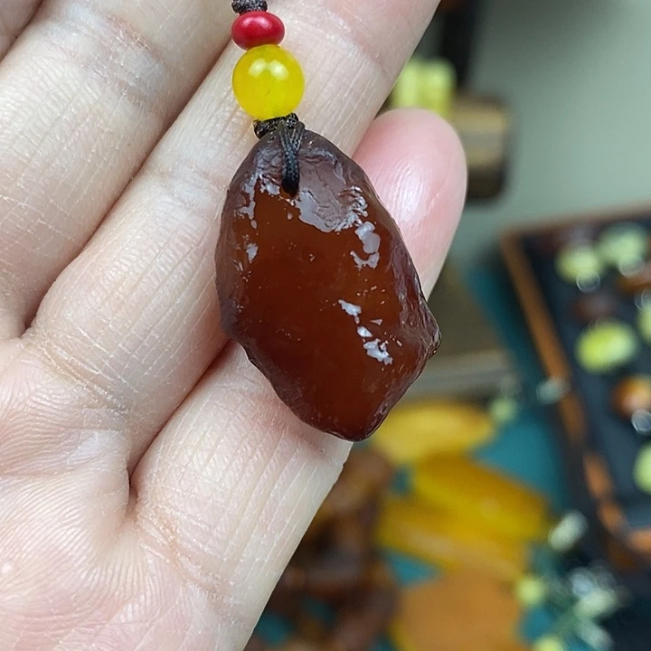 蜜蜡未镶嵌裸石手机坠
