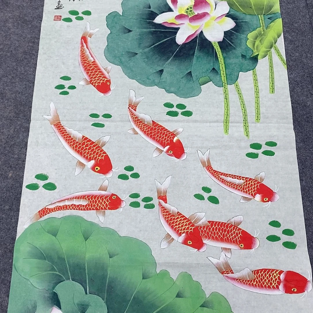 国画国画手绘作品