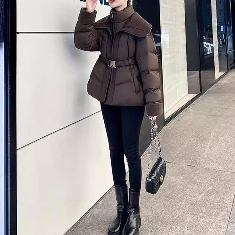 2025新款复古设计感时尚短外套加厚百搭显瘦上衣女