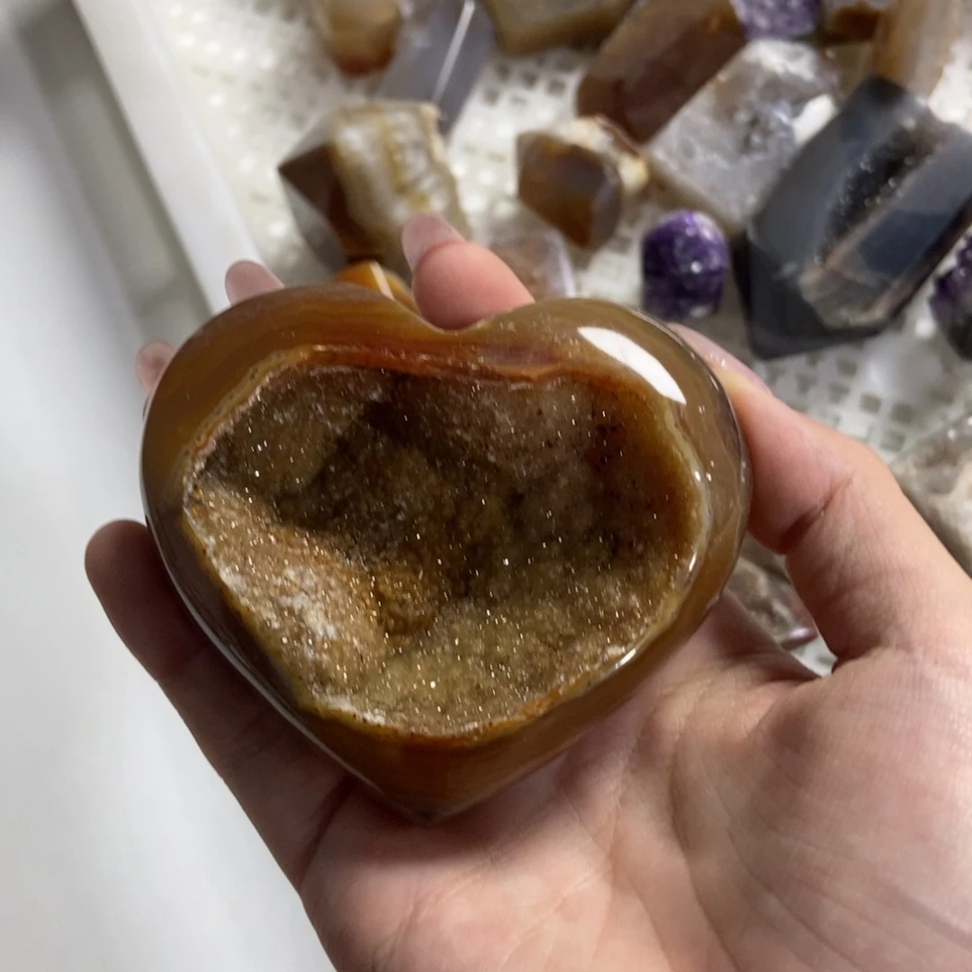 紫晶摆件未镶嵌水晶