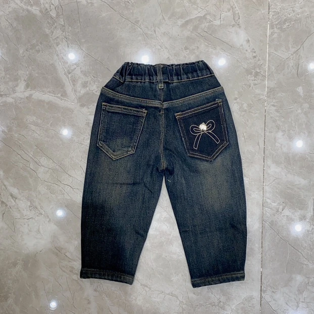 冬季加绒一体绒休闲女童牛仔裤Y-80657/80663/80678