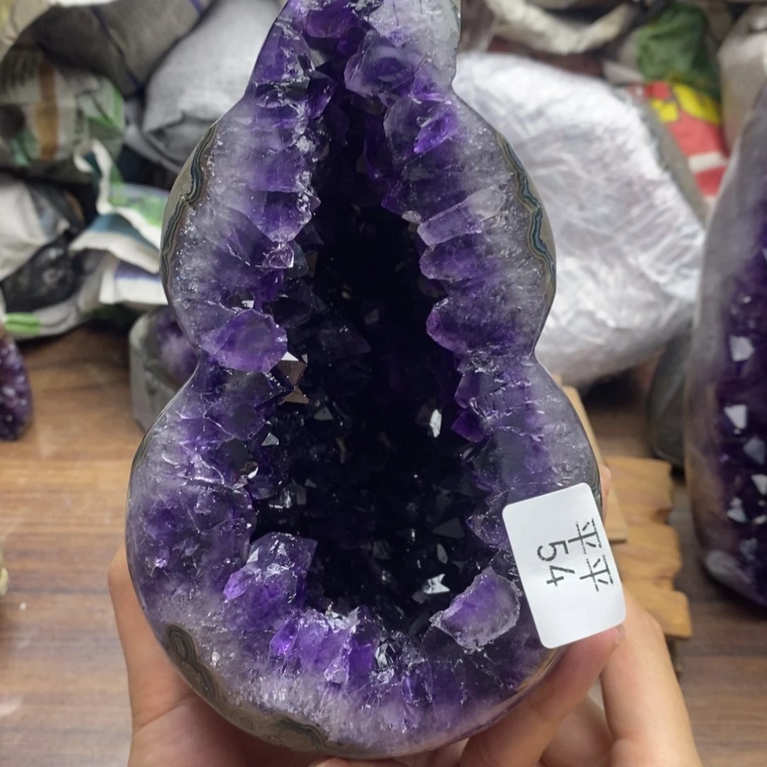 紫晶珠宝半成品未镶嵌