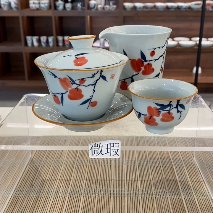 釉下老陶泥手工绘制