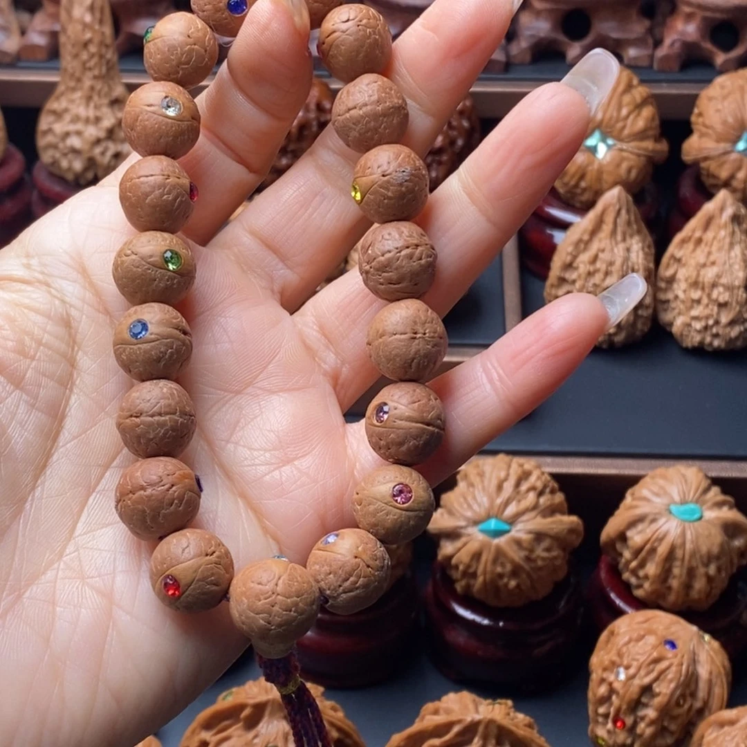 甘***泉吊坠文玩核桃凤眼