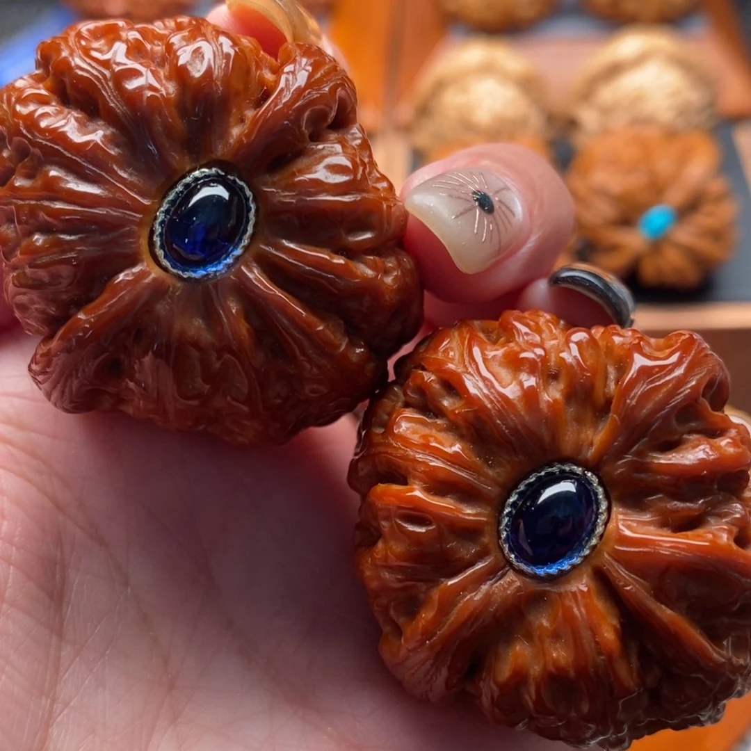 把件文玩核桃43尺寸全品平谷元宝