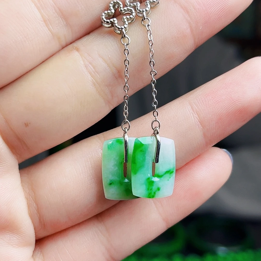 颈饰银S925镶嵌翡翠多样性