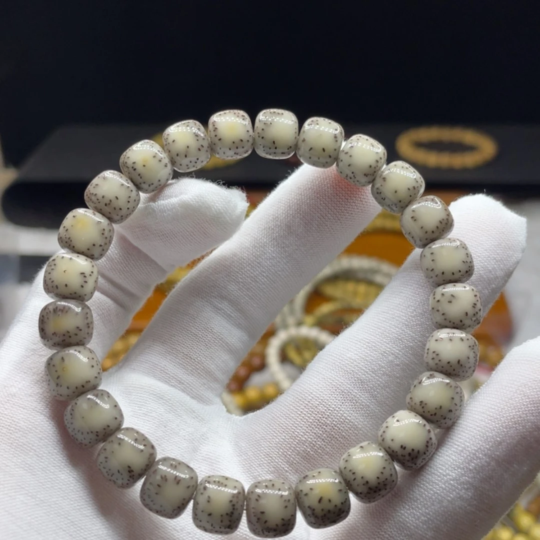 【闪购商品】手串星月菩提银标款9+糯冰留白月朗星稀
