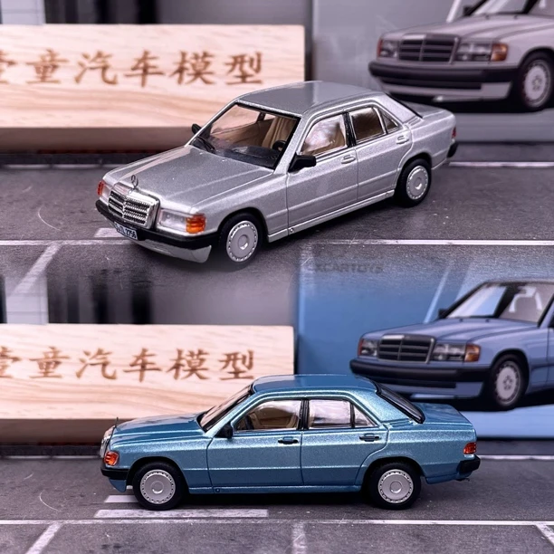 【壹童现货】拓意 1:64 奔驰190E 合金汽车模型