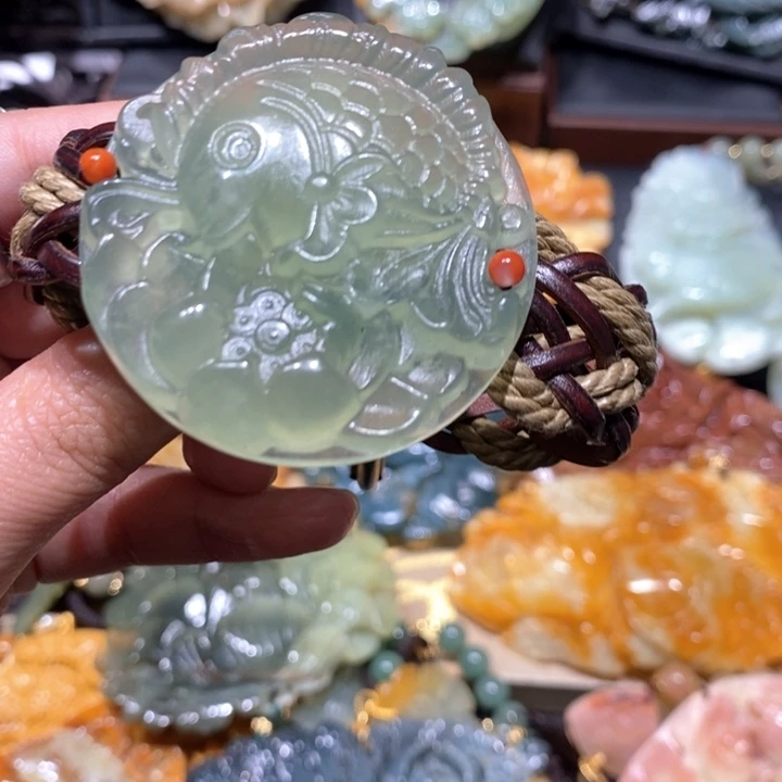岫玉毛衣链未镶嵌