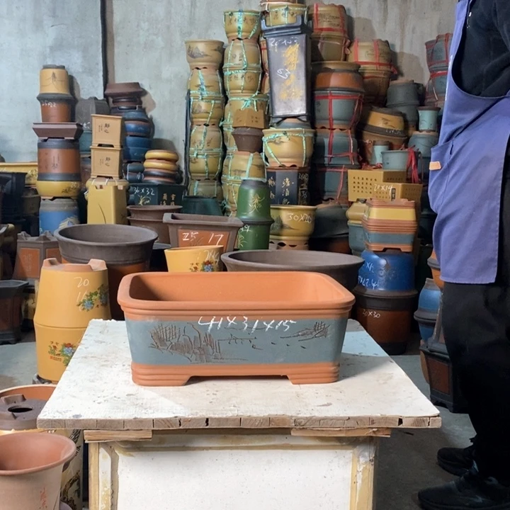 紫砂花盆紫砂花盆