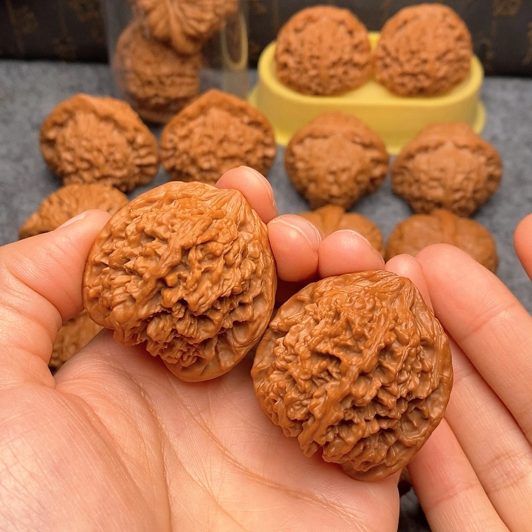文玩核桃把件满天星41全品
