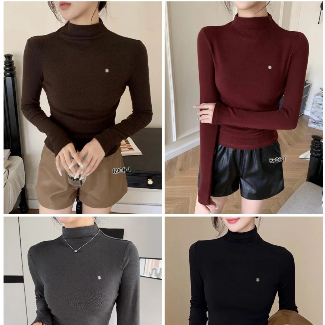 上衣打底集合链接显瘦时尚百搭弹力上衣